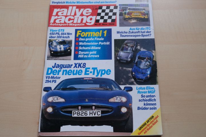 Deckblatt Rallye Racing (11/1996)